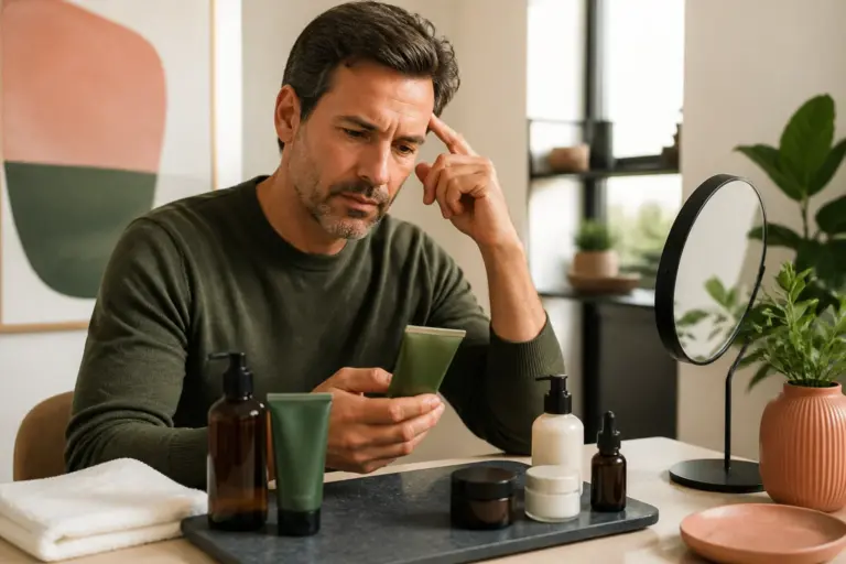 Best Skincare for Men Over 40: A Practical Routine Without the Bro Marketing - featured editorial skincare image