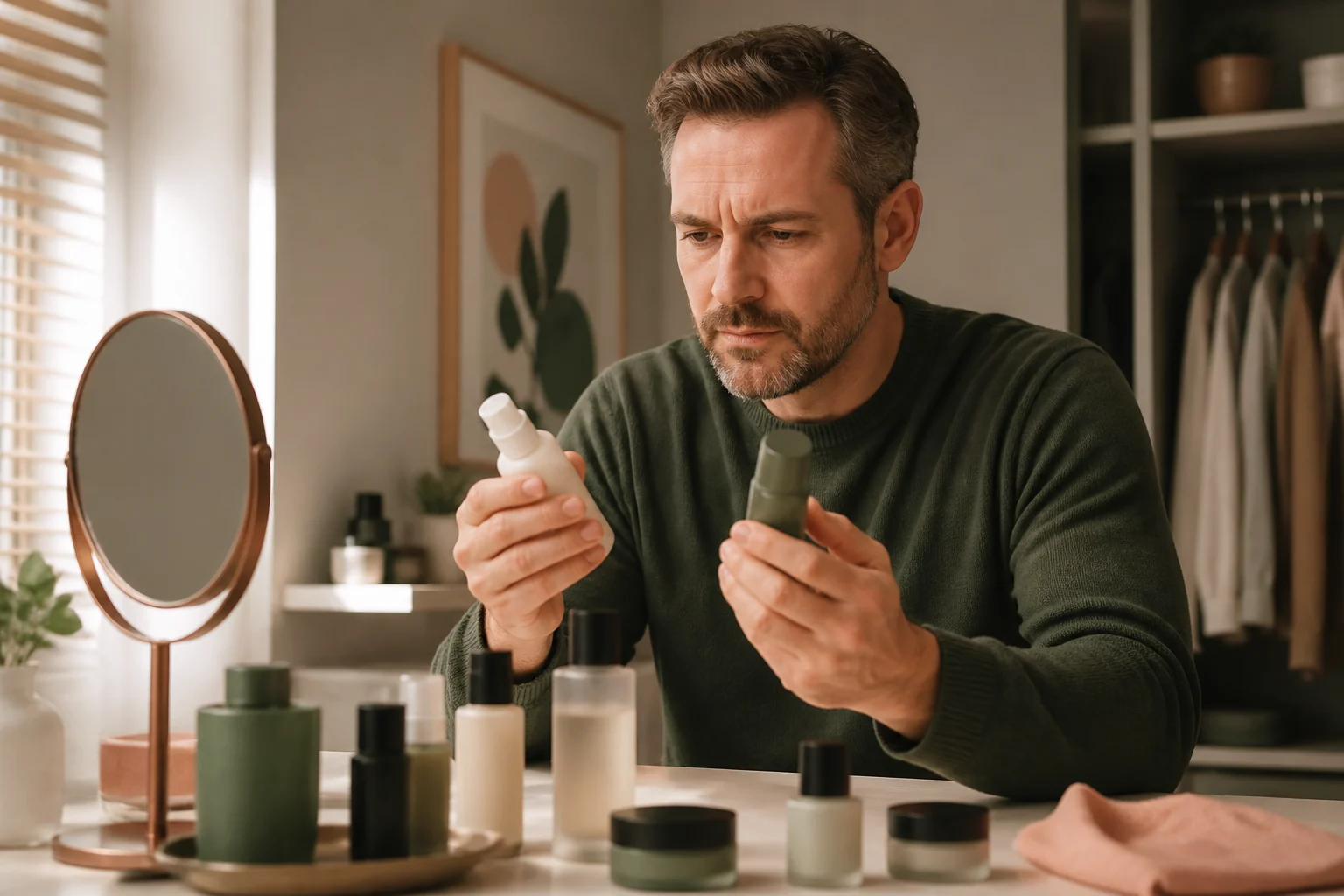 Best Skincare for Men Over 40: A Practical Routine Without the Bro Marketing - skincare decision-making lifestyle image