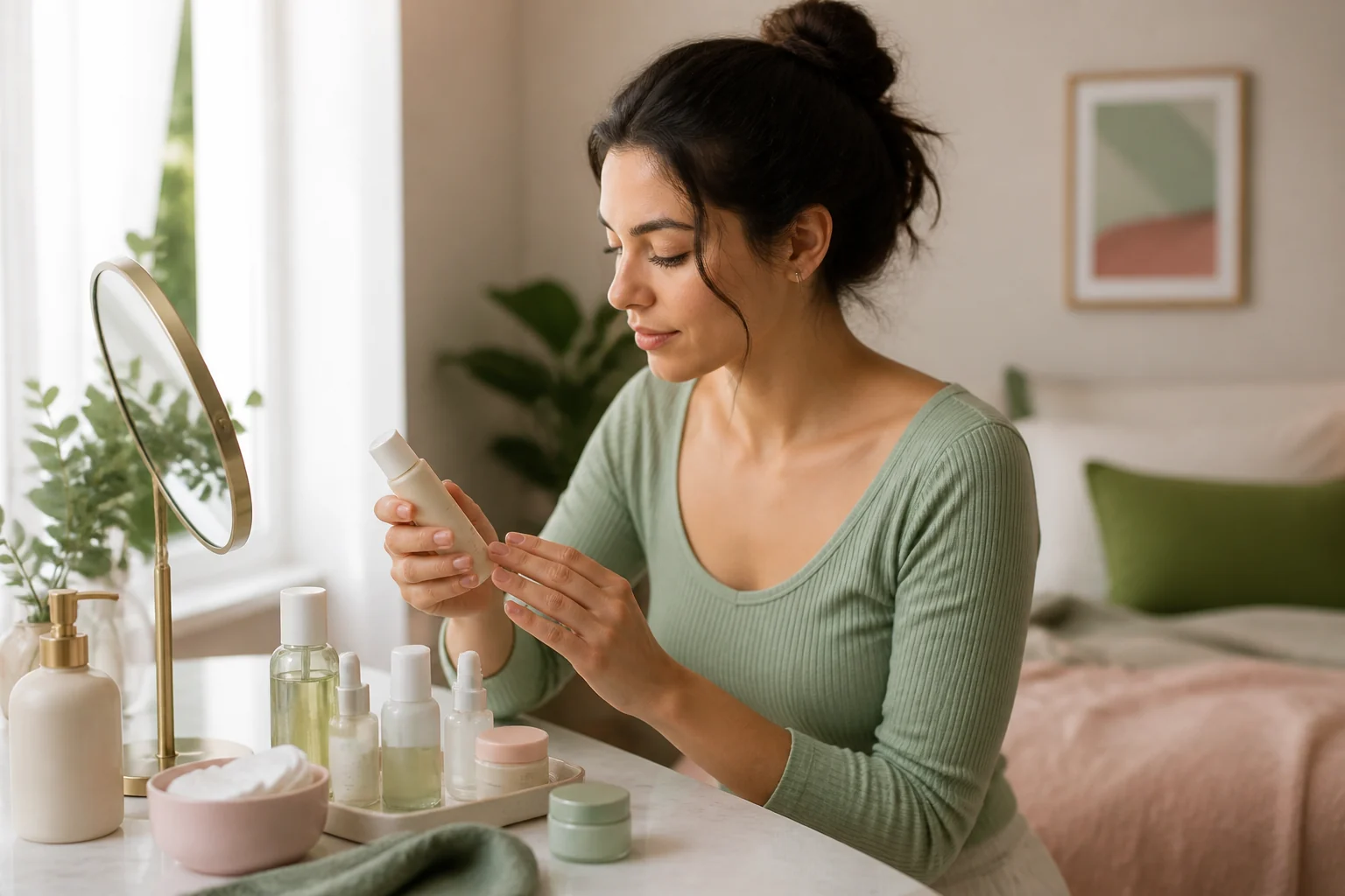 PCOS-Related Acne: Why It Can Be Different and What to Discuss - everyday skincare routine image