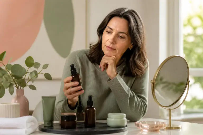 Perimenopause Skincare: What Changes, What to Do About It, and What May Help - featured editorial skincare image