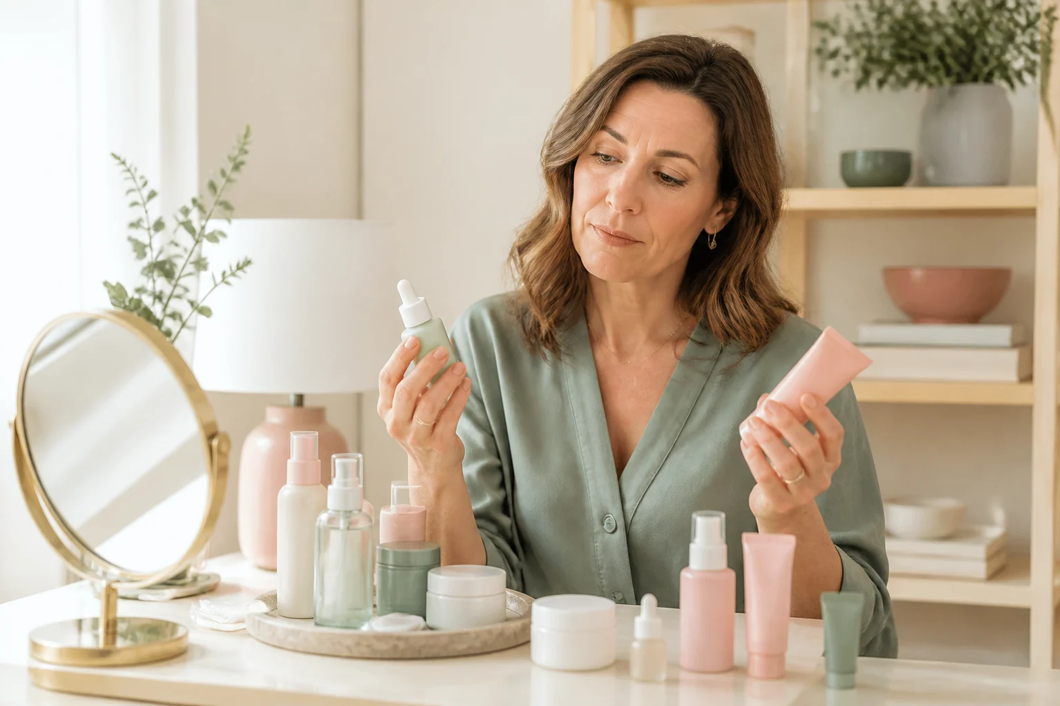 Perimenopause Skincare: What Changes, What to Do About It, and What May Help - skincare decision-making lifestyle image