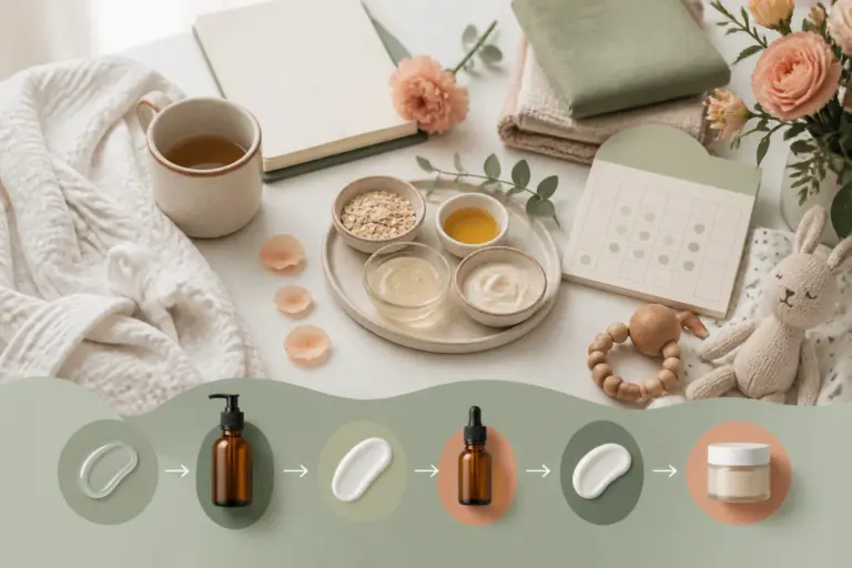 Postpartum Skincare Routine: Rebuilding Your Skin After Baby - featured editorial skincare image