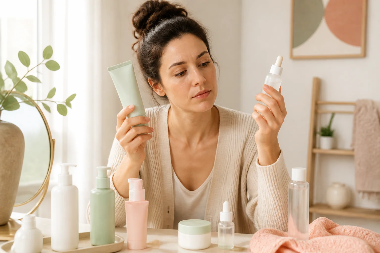 Postpartum Skincare Routine: Rebuilding Your Skin After Baby - skincare decision-making lifestyle image