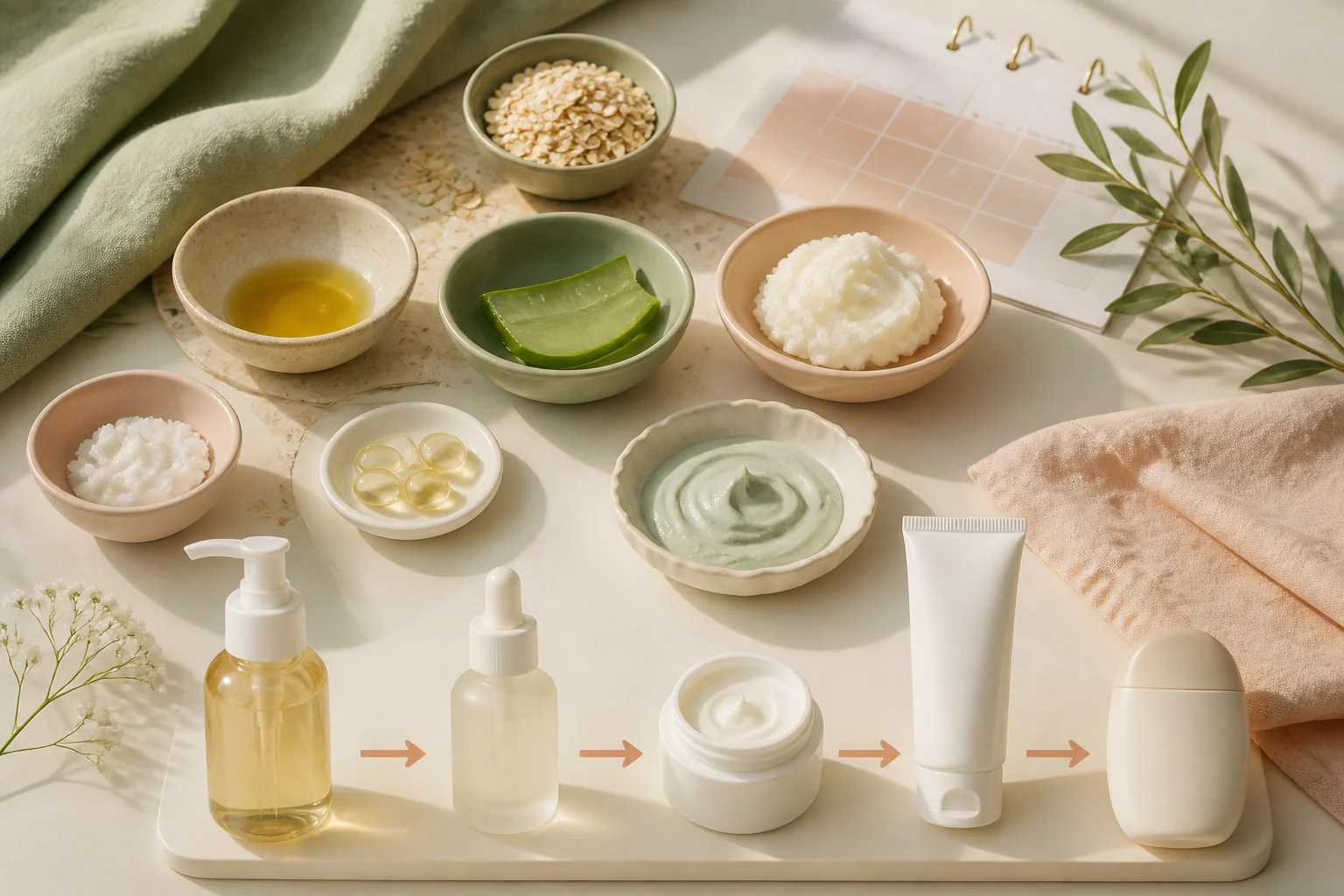 Postpartum Skincare Routine: Rebuilding Your Skin After Baby - ingredient and routine reference image