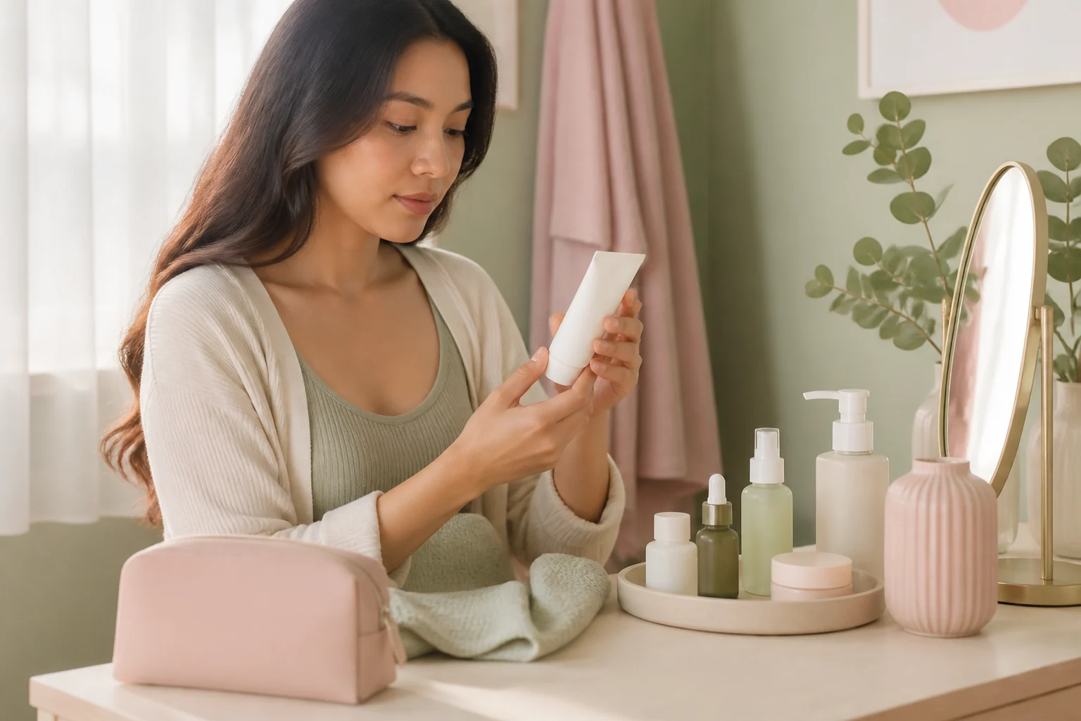 Sunscreen During Pregnancy: How to Choose Daily Mineral SPF - everyday skincare routine image