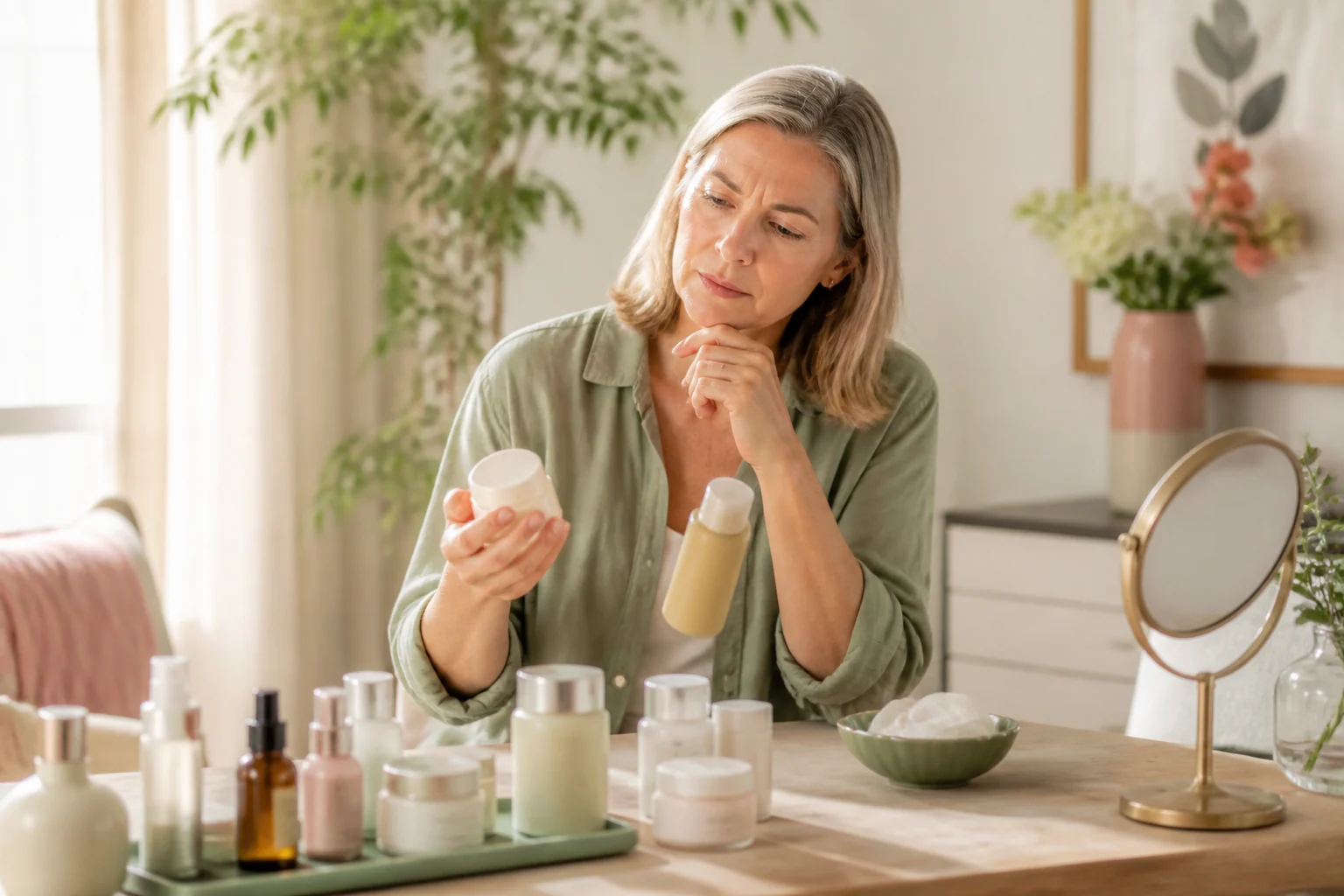 Skincare for Women Over 50: A Realistic, Effective Routine - skincare decision-making lifestyle image
