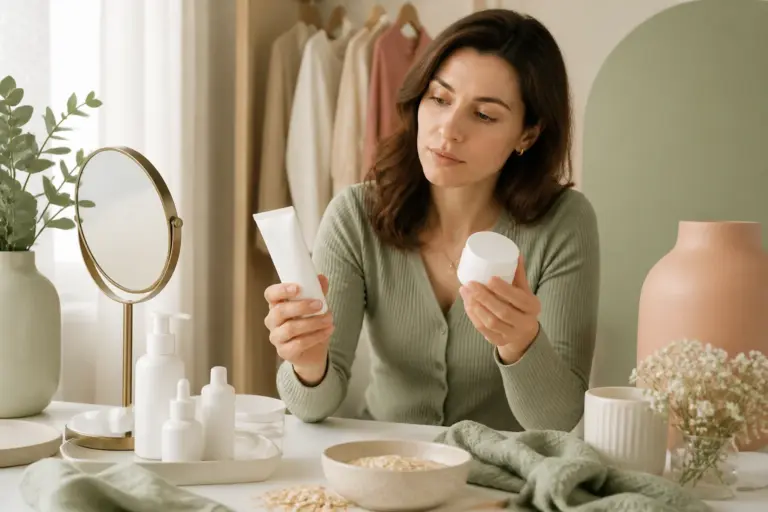 A Gentle Skincare Routine for Rosacea-Prone Skin: Step-by-Step Guide - featured editorial skincare image